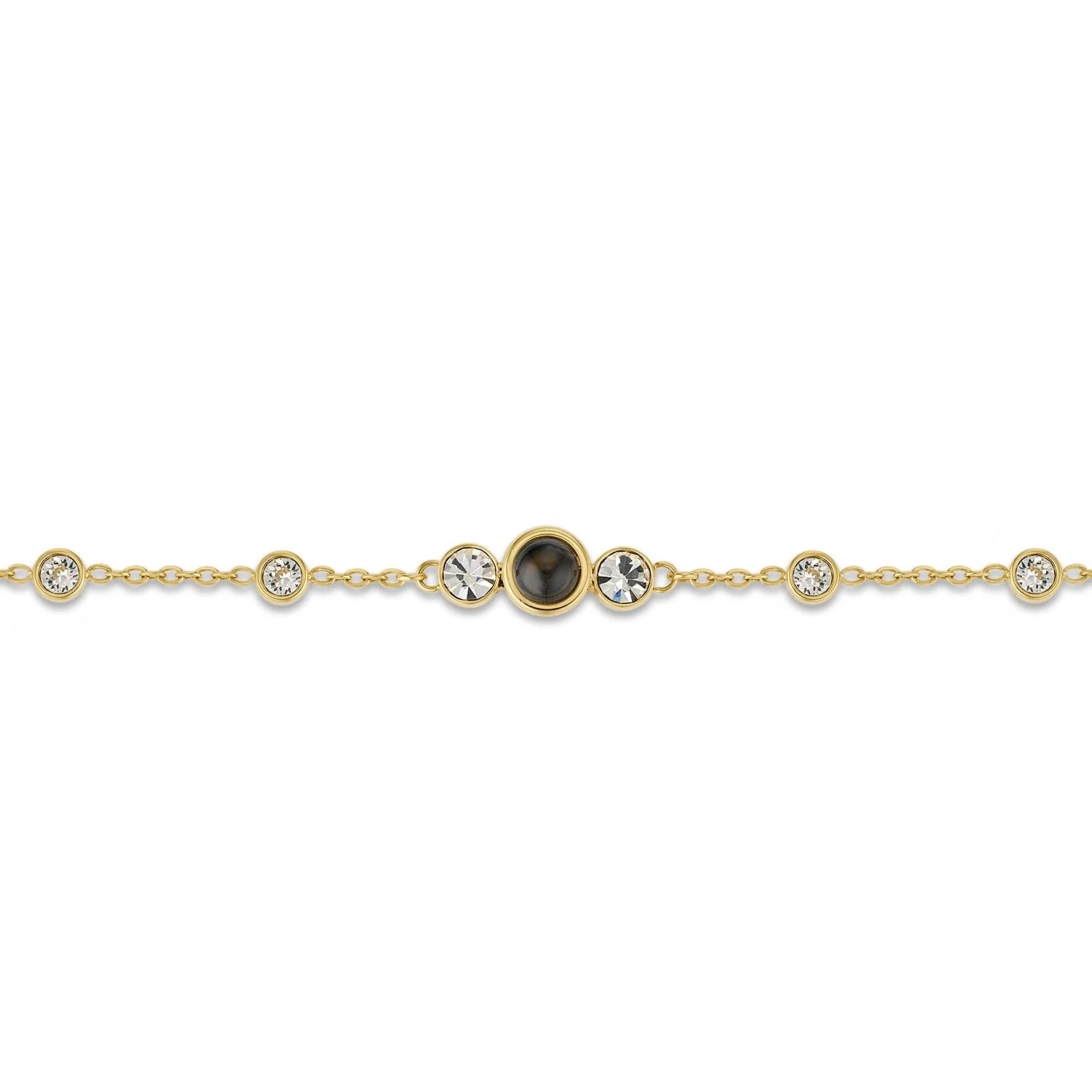 Link Chain Projection Photo Bracelet with Diamonds - Image 9
