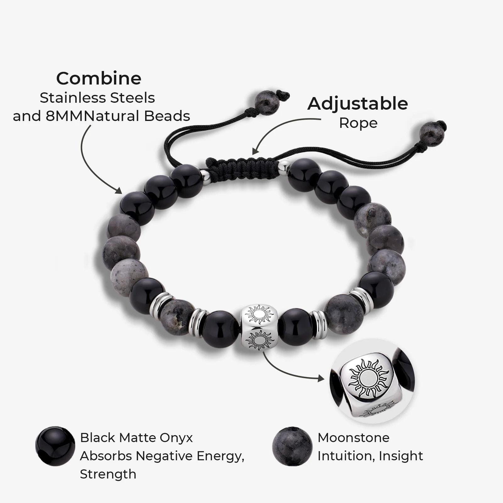 Sun&Moon Celestial Bond Beaded Bracelets - Image 11