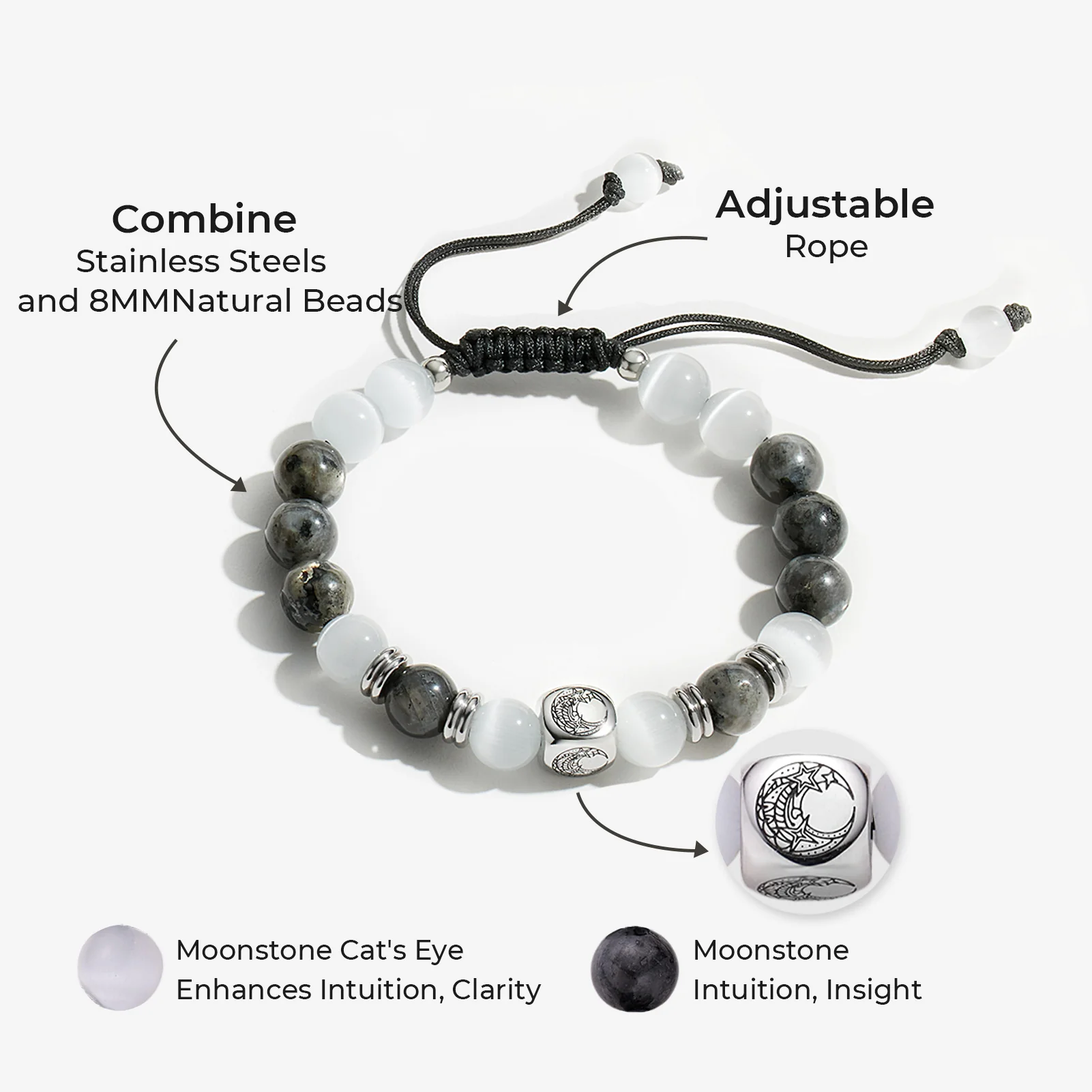 Sun&Moon Celestial Bond Beaded Bracelets - Image 12
